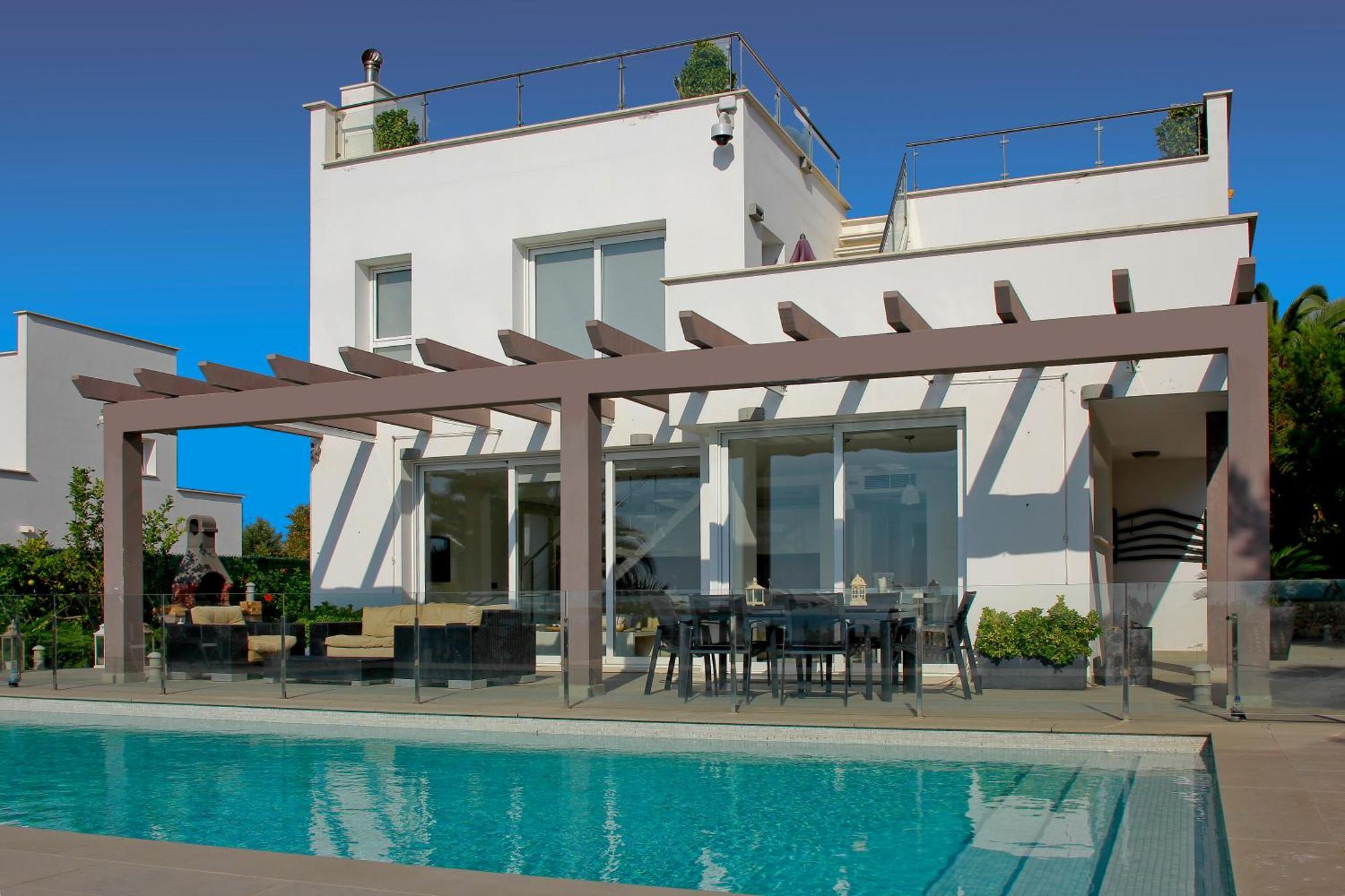 V196 Villa Brisa By Menorcarentals Villas Son Bou Buitenkant foto