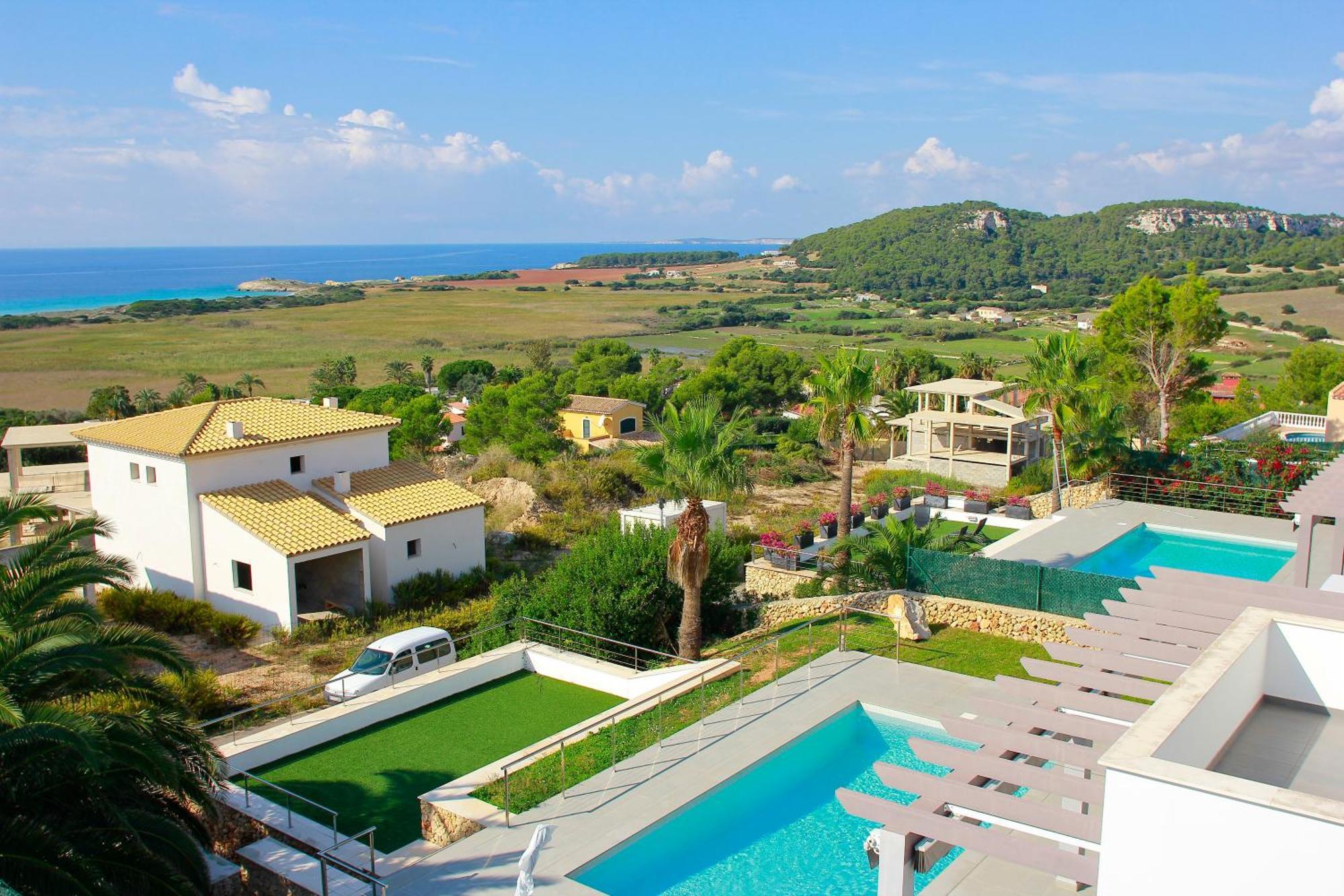 V196 Villa Brisa By Menorcarentals Villas Son Bou Buitenkant foto