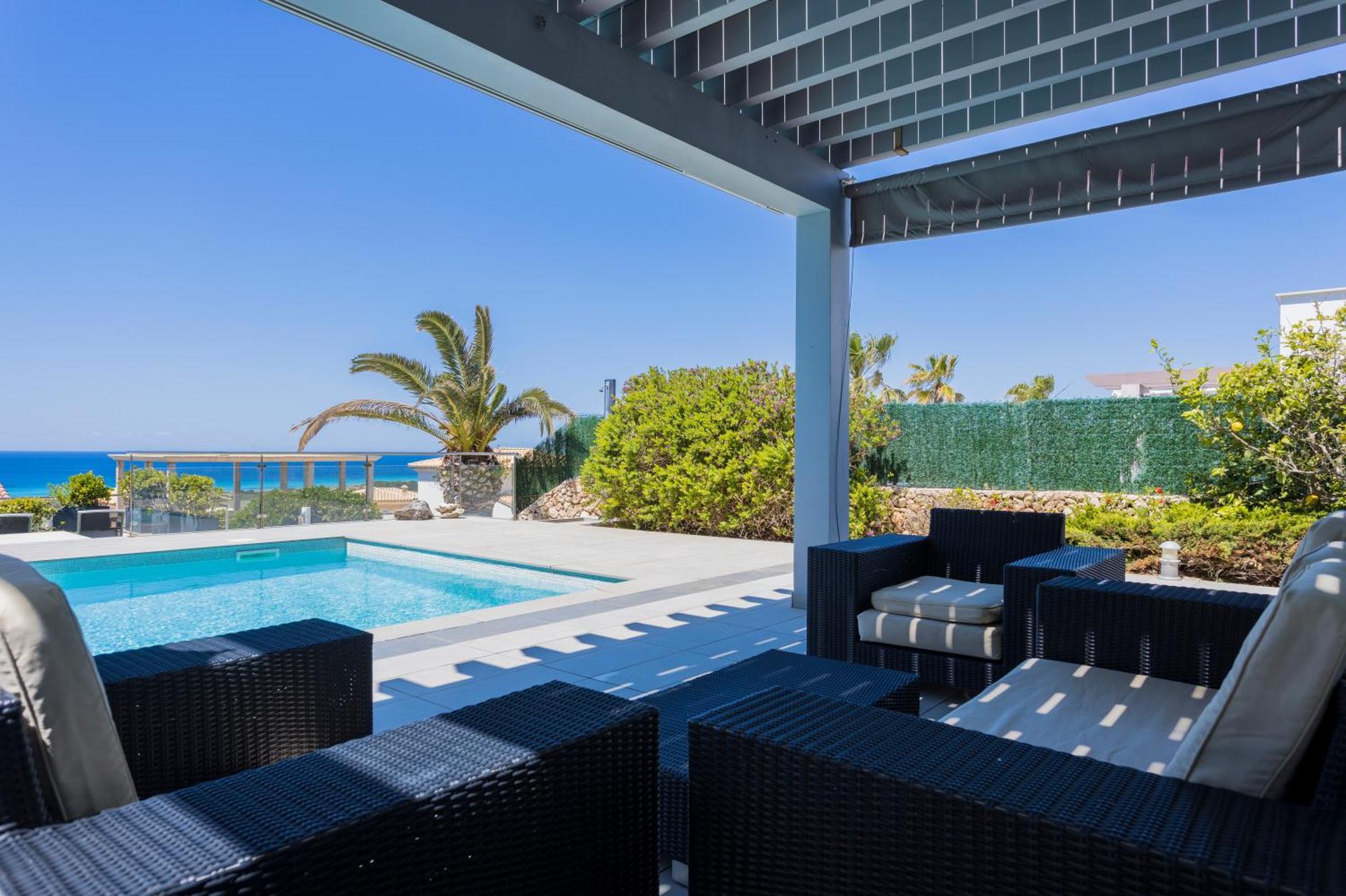 V196 Villa Brisa By Menorcarentals Villas Son Bou Buitenkant foto