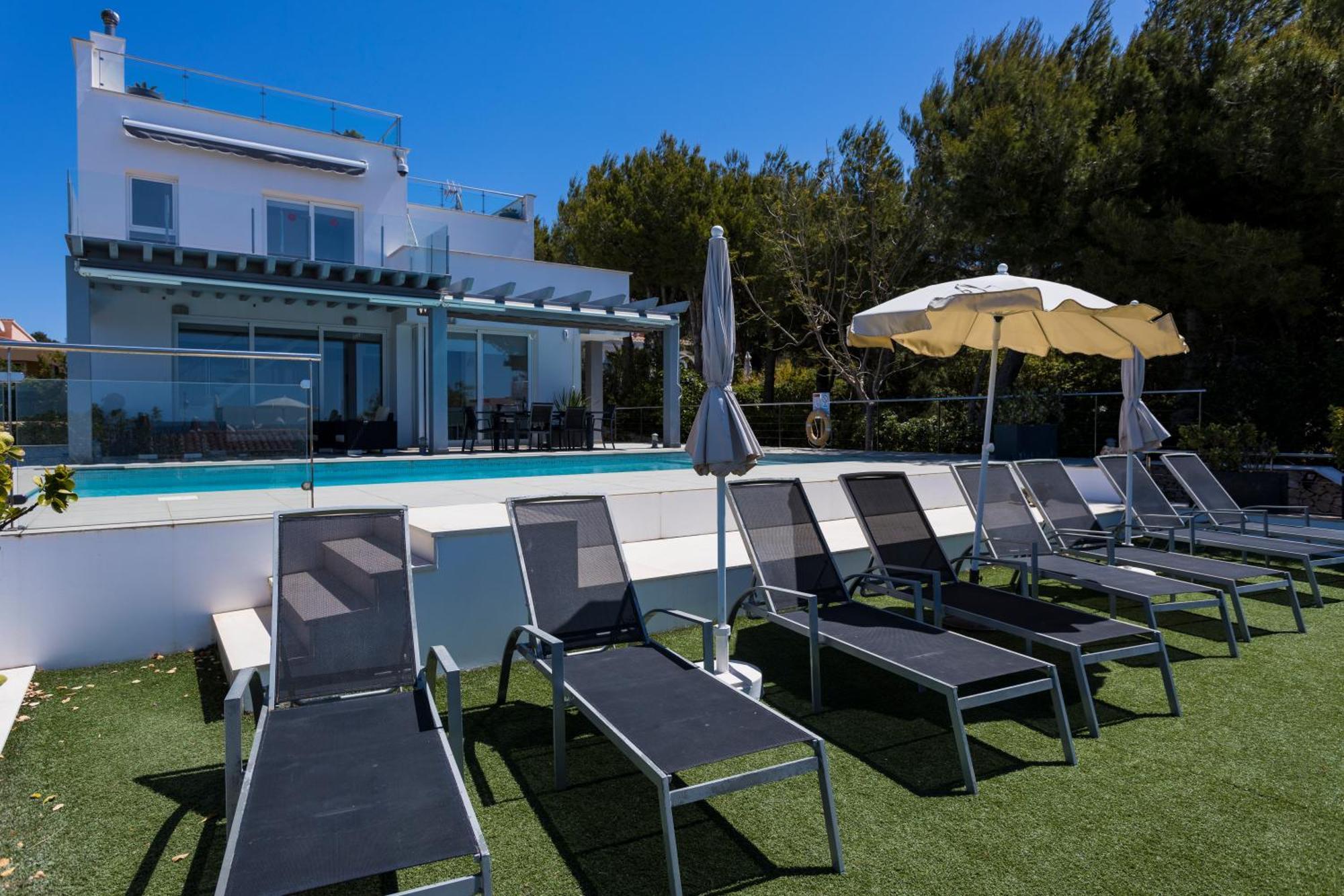 V196 Villa Brisa By Menorcarentals Villas Son Bou Buitenkant foto